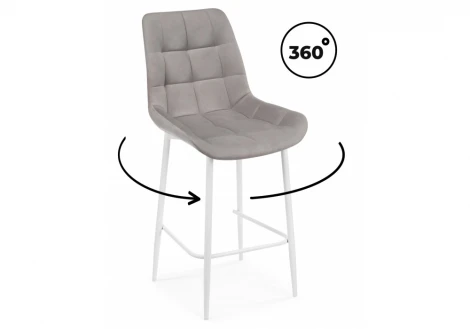 Барный стул Челси 360 латте (zd 290) / белый np 632566