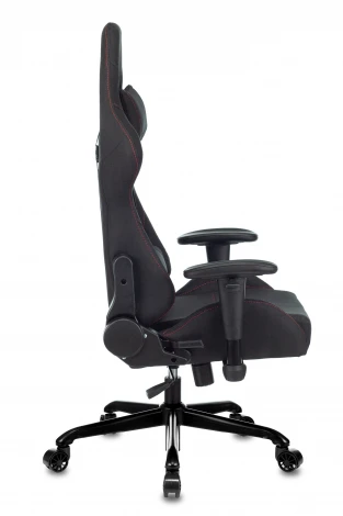 Кресло игровое Zombie 771N черный с подголов. крестовина металл черный