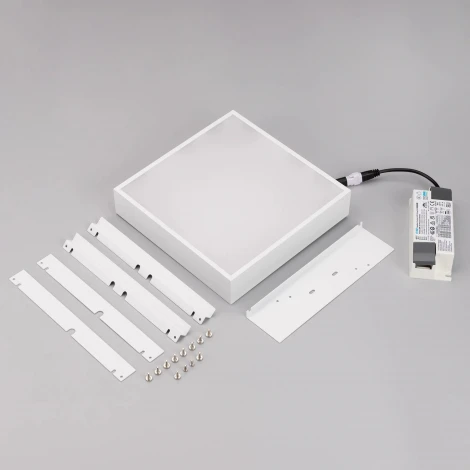 Встраиваемый точечный светильник DL-GRIGLIATO-S190x190-24W Day4000 (WH, 100 deg, 230) (Arlight, IP40 Металл) 045702 (LED)