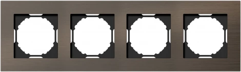 Рамка 4-я, Natural бронзовый алюминий Donel A07 DEN214BRA