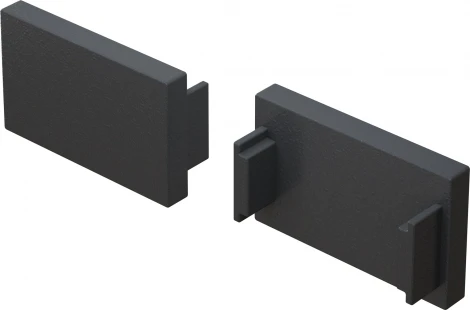 Заглушка для встраиваемого шинопровода, черный Maytoni Accessories for tracks Basity TRA172EC-12B