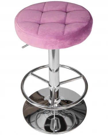 Табурет барный BRUNO (пудрово-сиреневый велюр (MJ9-52))