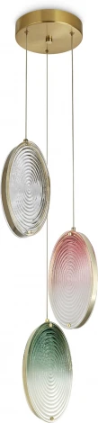 Подвесной светильник Freya Lolli FR6139PL-L24BS (LED, 220V, на проводе, круглые)