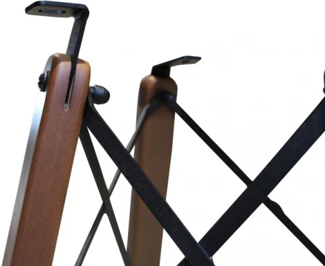 Стул барный Sheffilton SHT-ST29/S80 красный ral3020/темный орех/черный муар