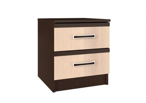 Тумба БТС прикроватная с ящиками Сакура, венге/лоредо