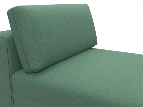 Модуль диван Лига-060 НПБ (ЛДСП,Брус,Фанера,Рогожка/Зеленый) Лига Диванов 129727