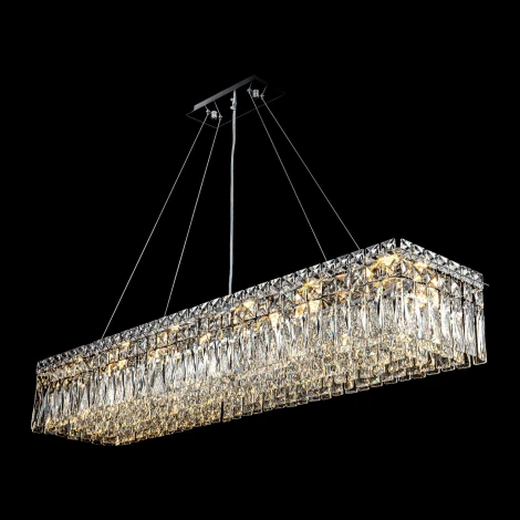 Подвесная люстра хрустальная Modelux ML.7084.1200 CR