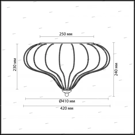 Потолочная люстра Odeon Light Nargiz 2684/4C