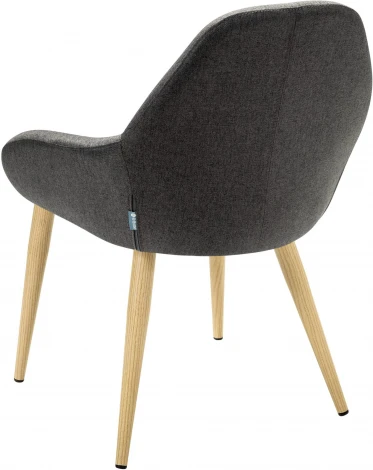 Кресло Kent темно-серый/нат.дуб R-Home арт.410119131h_ТмСер_н.дуб