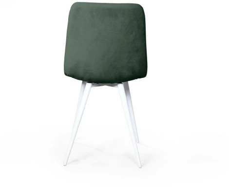 Стул UNO, бархат зелёный 19/ белый конус Top Concept UNO 76904