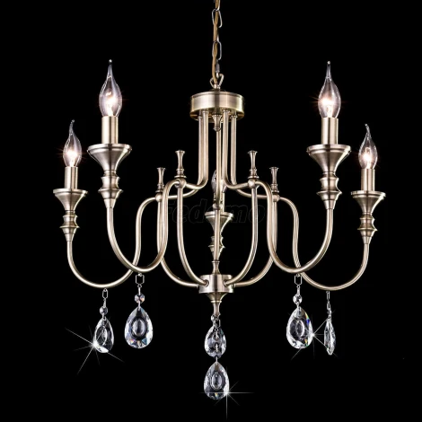 Подвесная люстра Citilux Рига CL437153 (220V, на цепи, подсвечник, свеча)