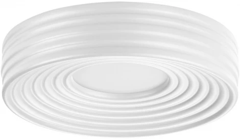 Потолочный светильник круглый Sonex Macaron 7704/40L металл/пластик/белый LED 40Вт 4000K D470 IP20 (220V, круглые)