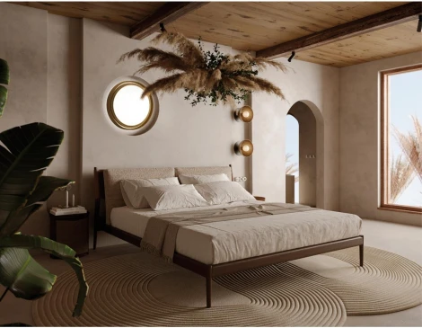 Настенно-потолочный светильник Sonex Rux Wood 7640/AL BASICA SN пластик/корич. под дер. LED 18Вт 4000K D295 IP43 (220V, круглые)