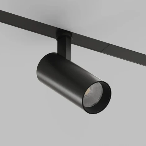 Трековый светильник однофазный 220V 10W Denkirs Simple Spot DK8210-BK (LED, круглые)