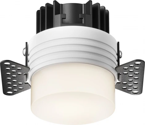 Встраиваемый светильник Maytoni Nude DL065-12W4K-TRS-W (LED, 220V, круглые)