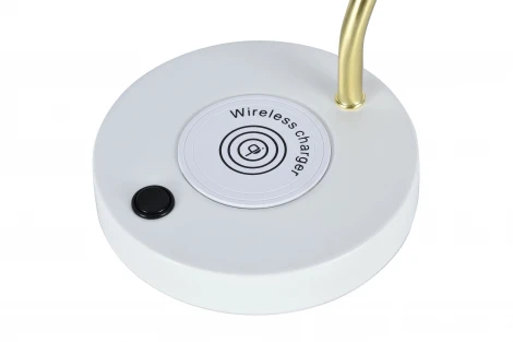 Настольная лампа с беспроводной зарядкой для телефона с выключателем IP21 Zortes Desklight ZRS.1066.05