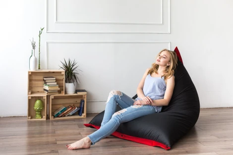 Кресло Dreambag Пирамида Черно-Красная (Классический) 3516901