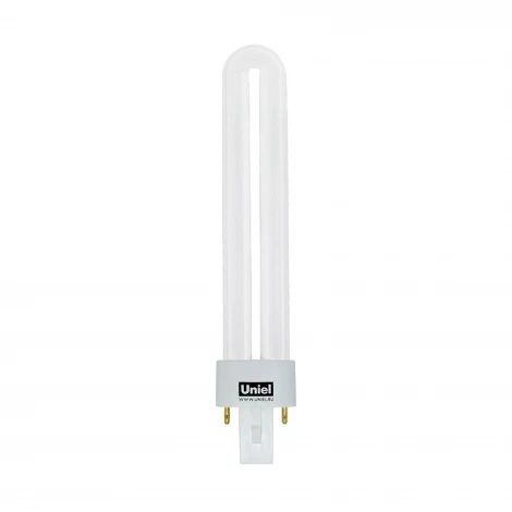 Лампочка энергосберегающая трубка белая G23 9W 4000K Uniel ESL-PL-9/4000/G23