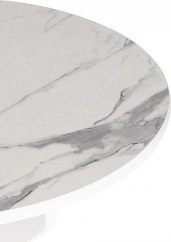 Кухонный стол Tetchair MANZANA (ЛДСП,HPL,Металл/Белый)