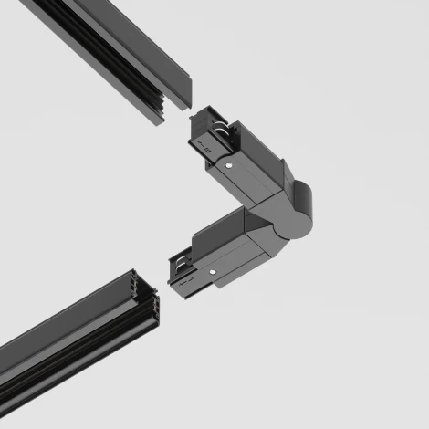 Коннектор поворотный шарнирный Trinity черный (трехфазный) Maytoni Technical TRA005CS-31B (220V)