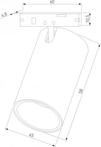 Трековый светильник магнитный Elektrostandard Mini Magnetic 85159/01 9W 3000K (черный) (LED, 24V, круглые)