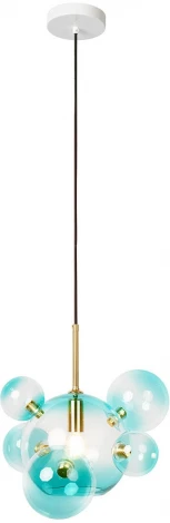 Подвесной светильник Loft It Bolle 2027-P6 Blue mini (220V, на проводе, шар, молекулы)