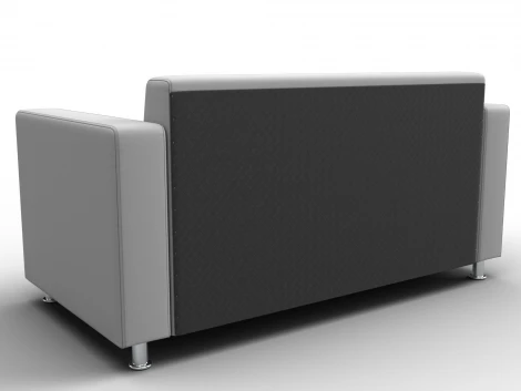 Диван прямой Лига-093 ВН (ДСП,Брус,Фанера,Экокожа/Белый) Лига Диванов 134959