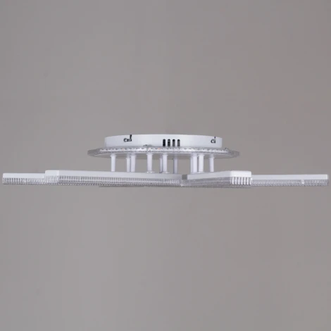 Потолочная люстра светодиодная на штанге с пультом с регулировкой цветовой температуры, яркости и ночным режимом Reluce 54430-0.3-06C WH