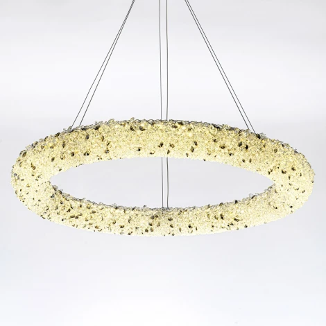 Подвесной светильник светодиодный хрустальный с регулировкой цветовой температуры и яркости Modelux MODESTYLE MS.6000.800 CR