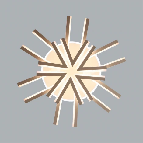 Потолочная люстра Lumion Alberta 8029/80CL белый/белый, металл/акрил с ПДУ LED 80W 3000-6000К 220V (круглые)