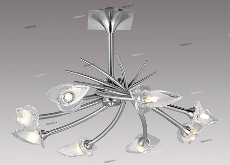 Потолочная люстра N-Light PX-0653 PX-0653/8A satin chrome