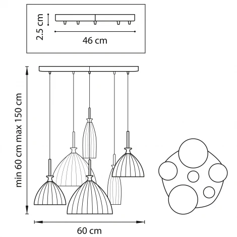 Подвесной светильник Lightstar Agola 810160 (220V, на проводе)