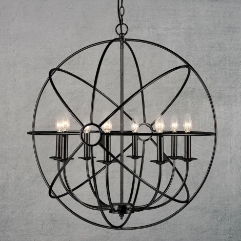 Подвесная люстра Loft It Foucaults Orb LOFT1192-8 подсвечник