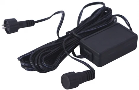 Выпрямитель для Силиконовой RGB Нити 24В, Провод Черный Каучук, IP65