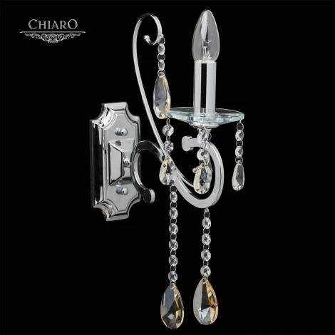 Бра Chiaro Сюзанна 458021101 (220V, хрусталь, подвески, подсвечник, свеча)
