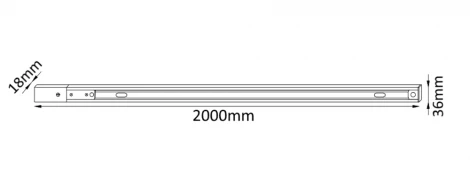Шинопровод Crystal Lux CLT 0.11 01 L2000 WH (220V)