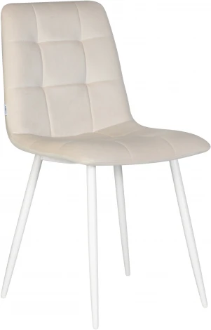 Стул обеденный CHILLY (Кремовый Holland 05, основание белое)