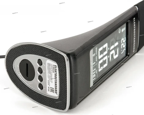 Офисная настольная лампа светодиодная черный с будильником Elektrostandard ELARA TL90220 (сенсорный выключатель)