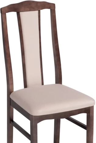 Деревянный стул Woodville Гроджин бежевый / орех 528934