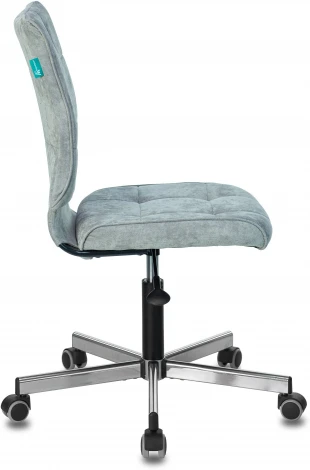 Кресло Бюрократ CH-330M/LT-28 без подлокотников серо-голубой крестовина металл Stool Group арт.УТ000002990