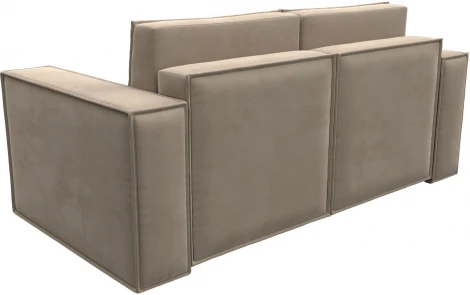 Диван прямой Куба мини (Бежевый/Велюр) Лига Диванов арт.121871