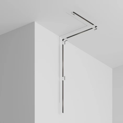 Шинопровод встраиваемый под ГКЛ 12,5мм 1м черный 48V Maytoni Technical Busbar trunkings Exility X TRX239-421.12B