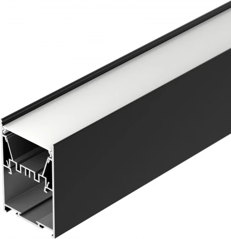 Профиль LINE-5075-HONEYCOMB-2000 BLACK (Arlight, Алюминий) 044874