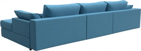 Диван угловой Пекин Long угол правый Лига Диванов (Рогожка) арт.123510