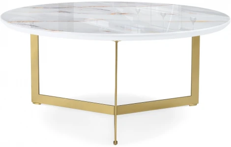 Журнальный столик Woodville Роб D-700 аурум 563145