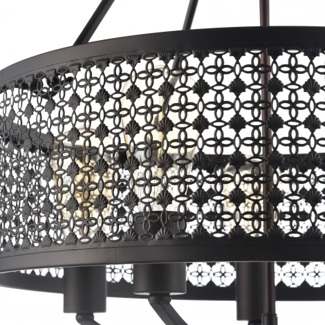 Подвесная люстра Freya Conte FR4166-PL-05C-BL (220V, на цепи)