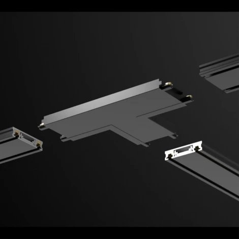 Соединитель с токопроводом "T" для низковольтного шинопровода Novotech Smal 135209 SHINO IP20 48V