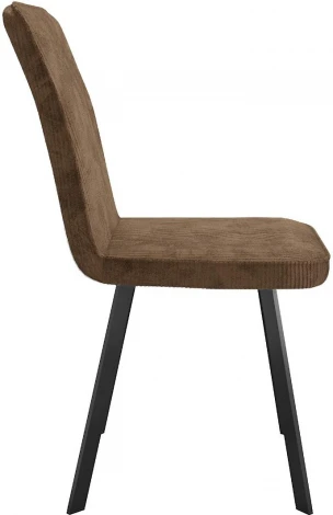 Стул DikLine 208 AN19 шоколад, ножки черные арт.00-00077693