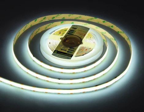 Светодиодная лента COB 616Led/19W m/ 24V IP20 6500K/ 5m*12mm*2mm (2 конт.) Ambrella Illumination GS4803