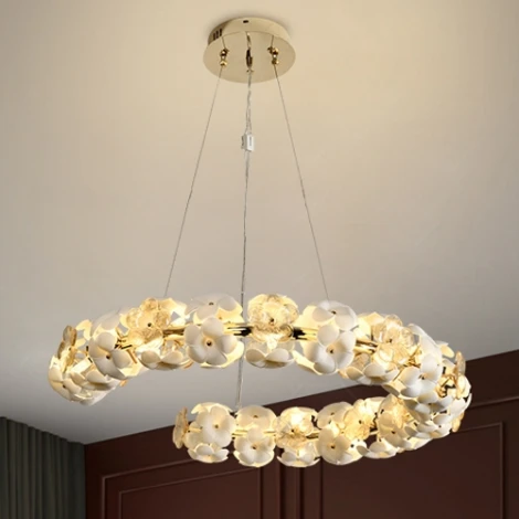 Подвесной светильник Cloyd Shambala 10823 с цветами